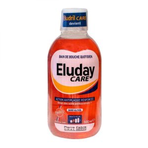 Eluday Care - Bain de bouche action antiplaque renforcée - 500 ml
