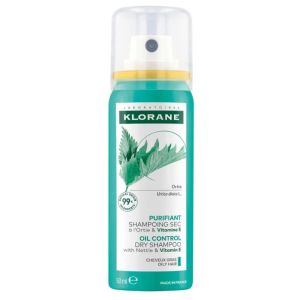 Klorane - Shampoing sec Purifiant Ortie et Vitamine E - 50mL