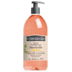 Le Comptoir du Bain - Savon traditionnel de Marseille Fleur d'Oranger - 1L