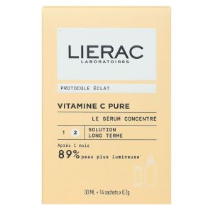 Lierac - Vitamine C Pure Le Sérum Concentré 30 ml + 14 Sachets 0,2 g