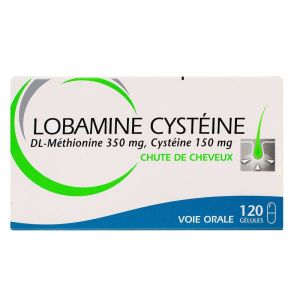 Lobamine cystéine Chute de cheveux - 120 gélules