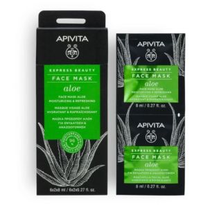 Apivita -  Masque Visage - Aloe Vera - hydratant - 2x8Ml