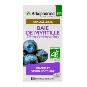 Arkopharma - Baie de Myrtille - 40 gélules