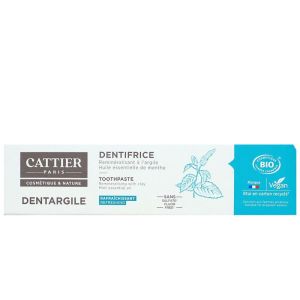 Cattier - Dentargile dentifrice rafraîchissant - 75ml