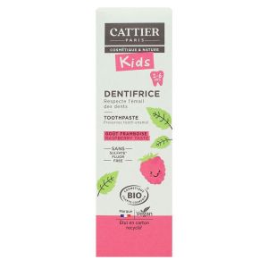 Cattier - Dentifrice 2-6 ans Goût framboise - 50ml
