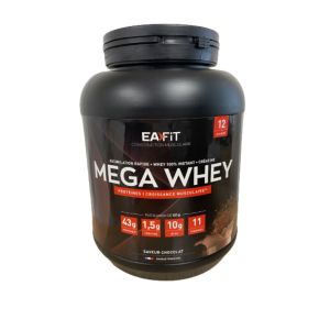 Eafit - Mega Whey construction musculaire chocolat - 750g