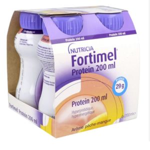 Nutricia - Fortimel Protein péche Mangue 4x200ml