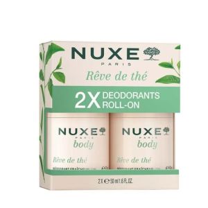 Nuxe - Déodorant roll-on Rêve de thé - Lot de 2x50mL