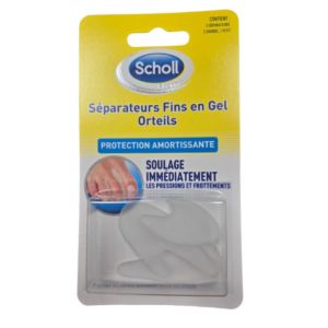 Scholl - Séparateurs fins orteils - 2 grands + 1 petit