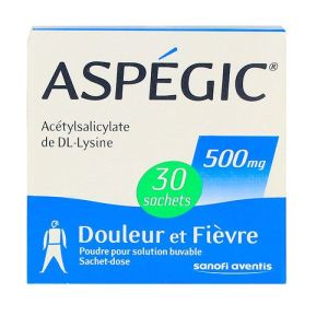 Aspégic 500mg - 30 sachets