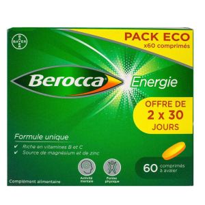 Berocca - Energie - 60 comprimés à avaler