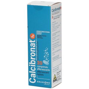 CALCIBRONAT 2 g - 20 comprimés effervescents