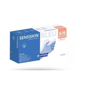 Euromedis - Sensiskin gants sans poudre tailleL - 100pcs