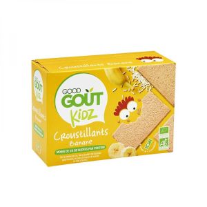 Good Goût Kidz - Croustillants banane - 6 sachets de 4 croustillants