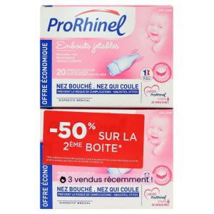 GSK - Prorhinel Embouts jetables - 20 embouts souples