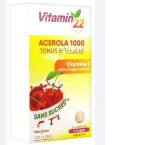 Ineldea - Acerola 1000 Vitamine C 24 comprimés