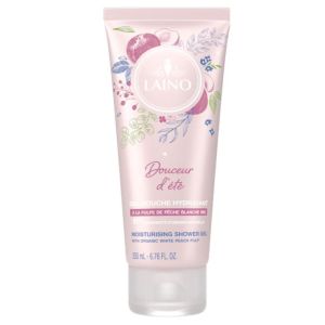 Laino - Douceur d'Été gel douche hydratant à la pulpe de pêche blanche bio - 200ml