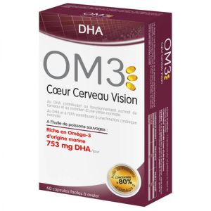 OM3 Coeur Cerveau Vision - 60 capsules