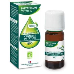 Phytosun Arôms - Huile essentielle de Cannelle de Ceylan Bio - 5mL