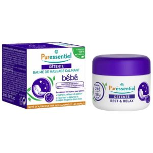 Puressentiel - Baume de massage calmant bébé 30ml