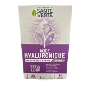Sante verte - Acide Hyaluronique - 200mg - 30 comprimés