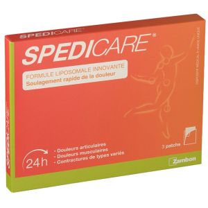 Spedicare - Douleurs musculaires et articulaires - 3 patchs