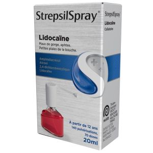 Strepsil Spray - Lidocaïne - 20 mL