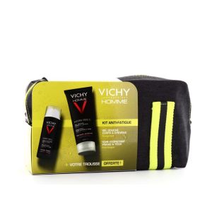Vichy - Homme kit anti- fatigue gel douche 200 ml + soin hydratant 50 ml