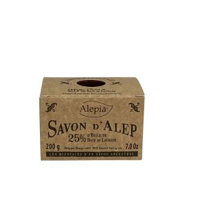 Alepia - Savon d'Alep 25% d'huile de baie de laurier - 200g