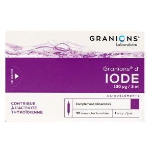 Granions - Iode - 30 ampoules