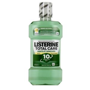 Listerine - Bain de bouche protection dents et gencives goût léger - 500 ml