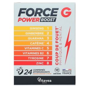 Nutrisanté Force G power boost - 24 comprimés effervescents