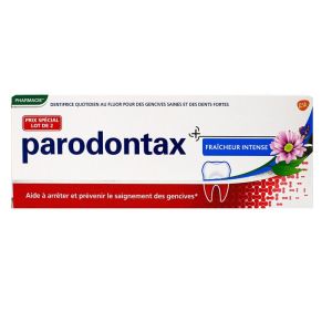 Parodontax Dentifrice Fraîcheur Intense Lot de 2 x 75 ml