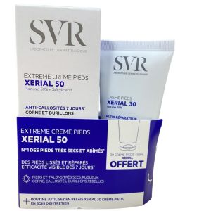 SVR - Xérial 50 extrême crème pieds 50ml + Xérial 30 50ml