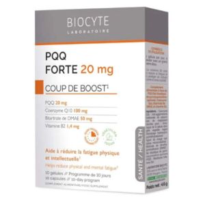 Biocyte - PQQ forte 20mg - 10 gélules