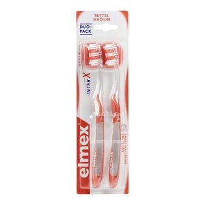 Elmex - Brosse à dents protection caries interX - Brosse Médium