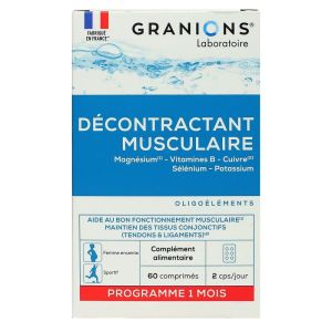 Granions - Décontractant Musculaire 1mois - 60 comprimés