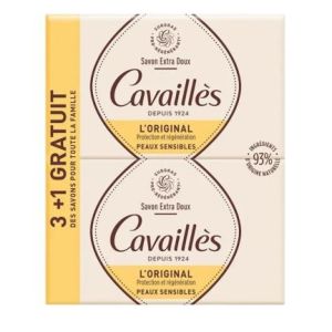 Rogé Cavaillès - L'original pain savon extra-doux 3+1 gratuit - 4x250g