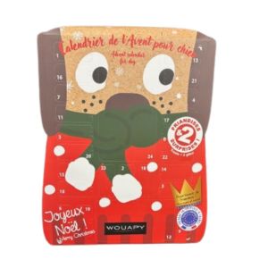Wouapy - Calendrier de l'avent pour chien - Friandises & 2 surprises