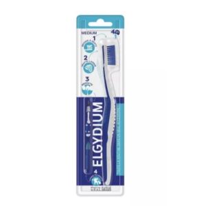 Elgydium - Brosse à dents 4 en 1 Médium