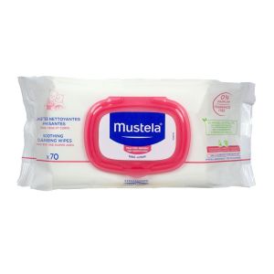 Mustela - Lingettes nettoyantes apaisantes peau très sensible - x70