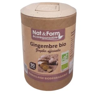 Nat & Form - Gingembre Bio - 90 gélules