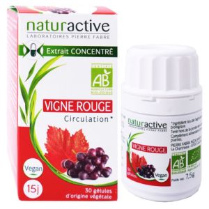 Naturactive - Vigne Rouge BIO - 30 gélules