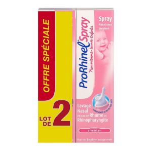 ProRhinel - Spray Nasal Nourrissons/Jeunes Enfants Lot de 2 x 100 ml