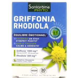 Santarome - Griffonia Rhodiola - 30 gélules
