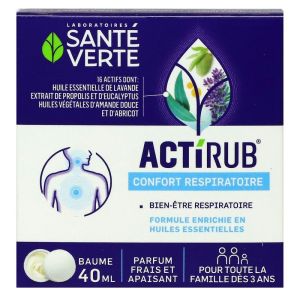 Santé Verte - Actirub Baume pectoral - 40ml