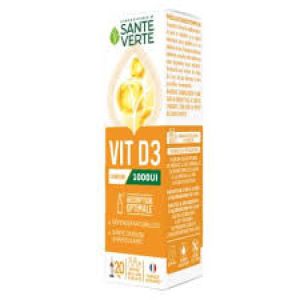 Santé Verte - Vit D3 lanoline 1000UI - 20ml