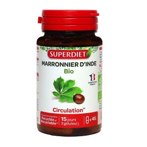 Superdiet - marronnier d'inde bio - 45 gélules
