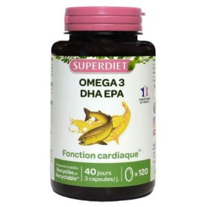 Superdiet - Omega 3 DHA EPA - 120 capsules