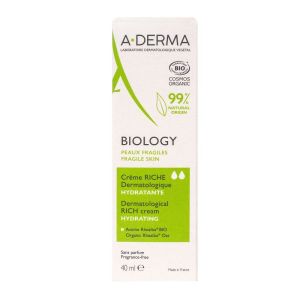 Aderma - Biology crème riche dermatologique - 40 ml